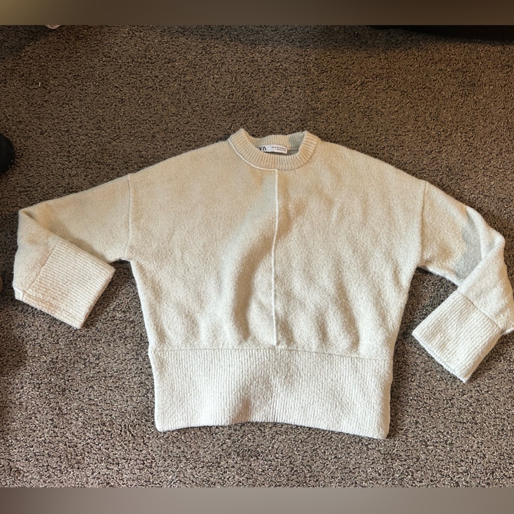 Zara Crewneck Knot Sweater